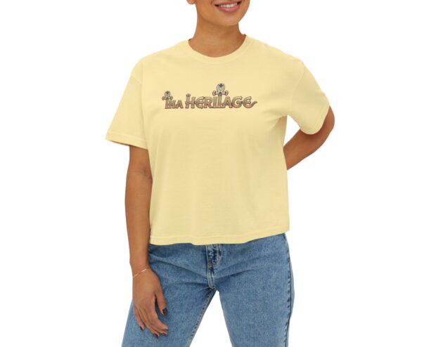 Tha Heritage Women's Boxy crop top Tee - Image 10