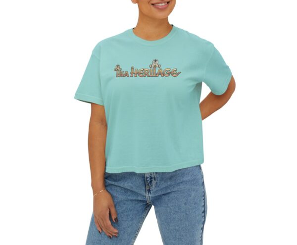 Tha Heritage Women's Boxy crop top Tee - Image 16