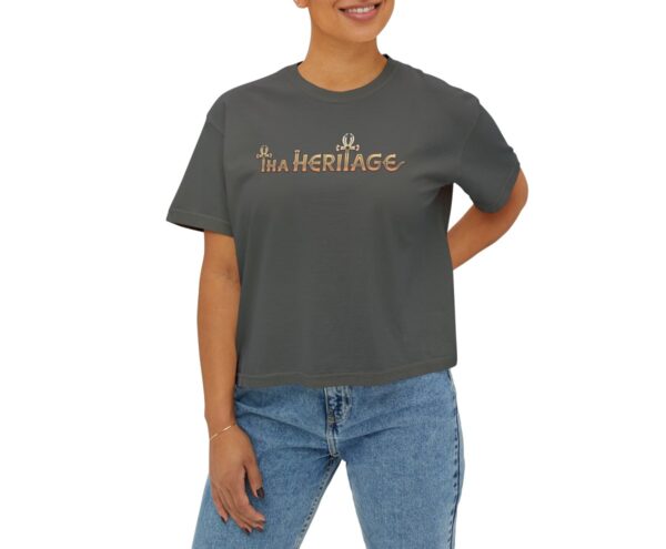 Tha Heritage Women's Boxy crop top Tee - Image 13