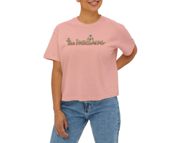 Tha Heritage Women's Boxy crop top Tee - Image 7