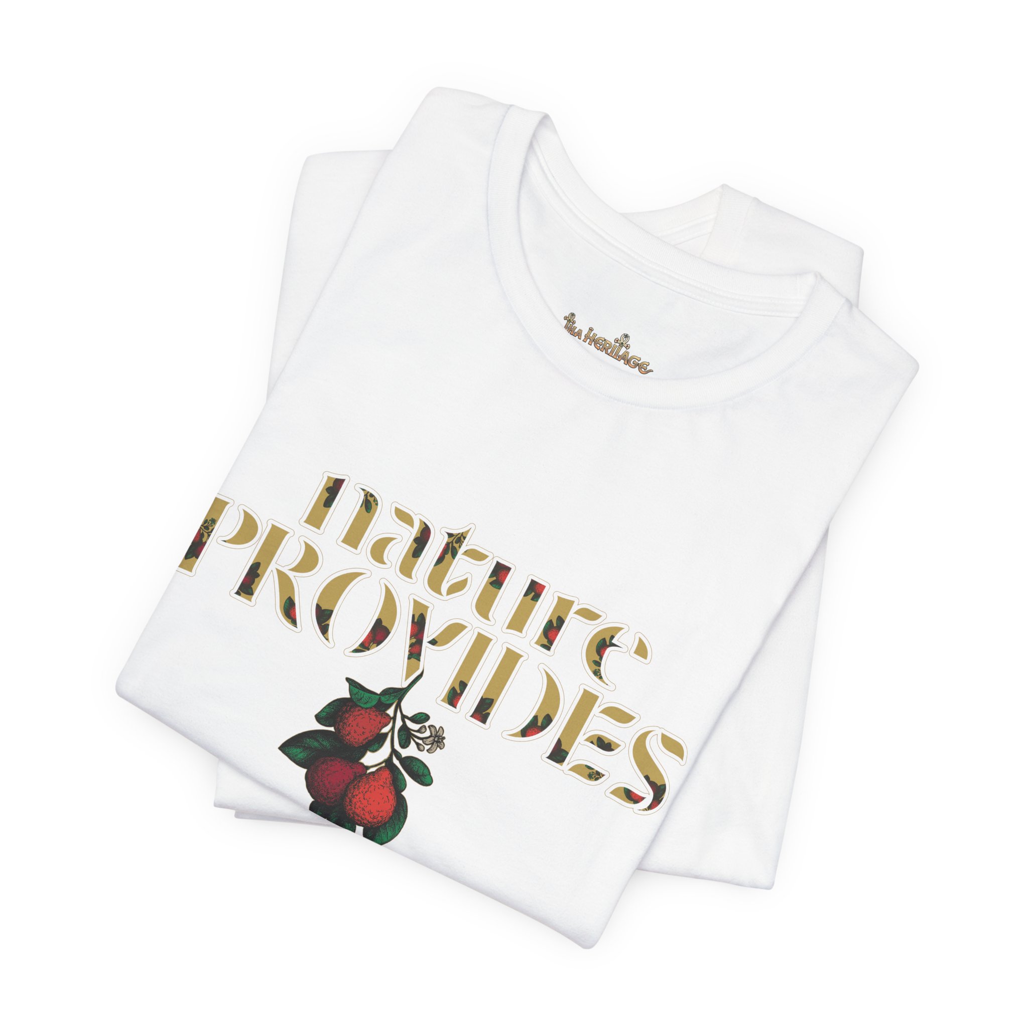"Nature Provides" Short Sleeve Tee - Image 3
