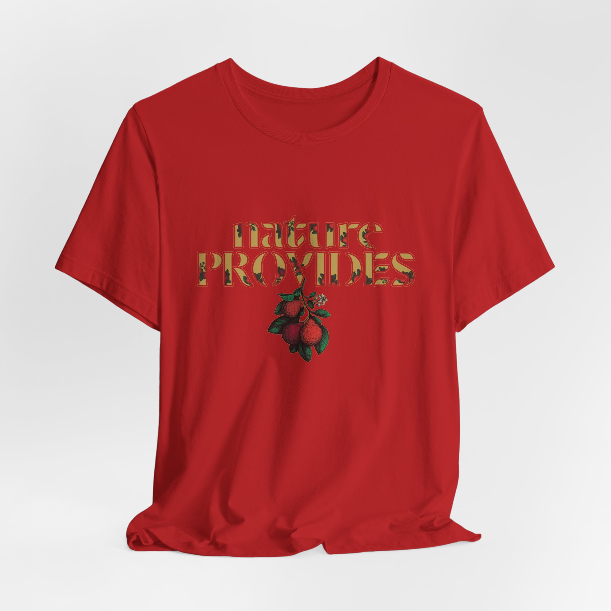 "Nature Provides" Short Sleeve Tee - Image 44