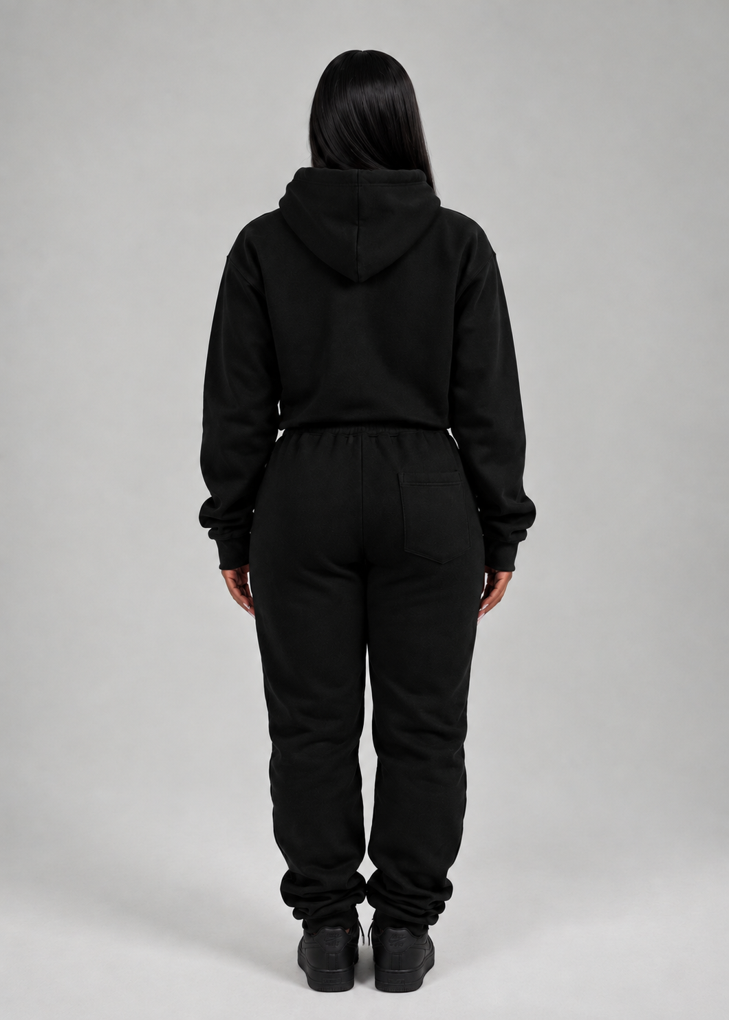 Women's Crop Top Sweat suit - Image 3