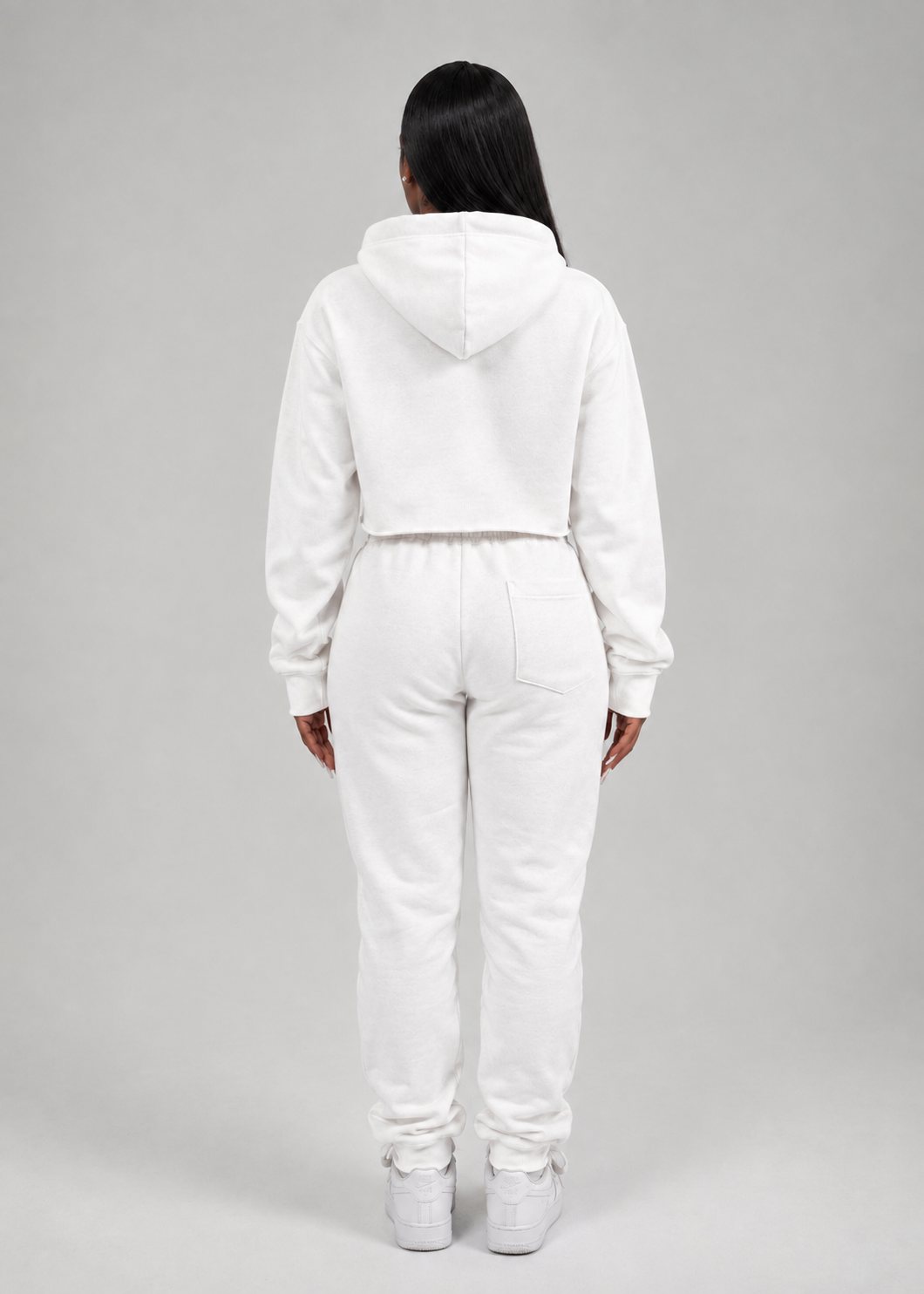 Women's Crop Top Sweat suit - Image 4